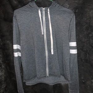 Grey and White Sweater